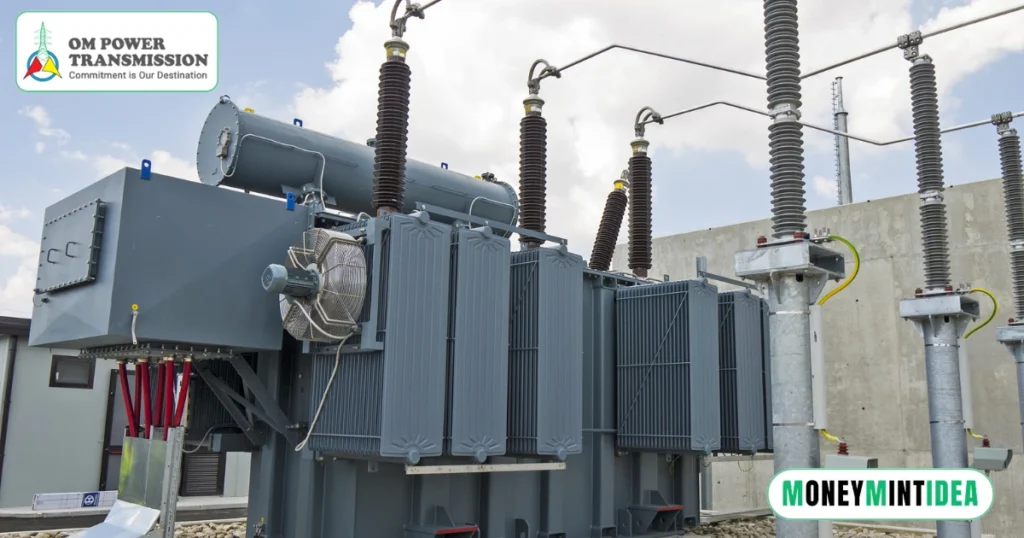 Om power transmission share price target