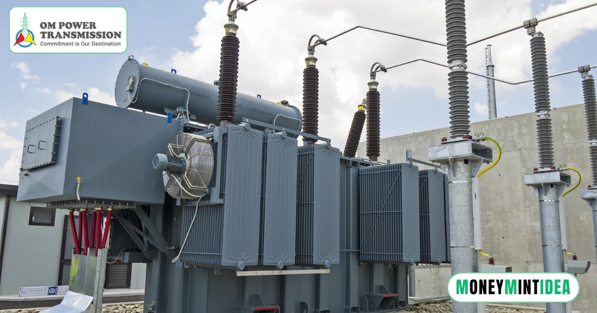 Om power transmission share price target