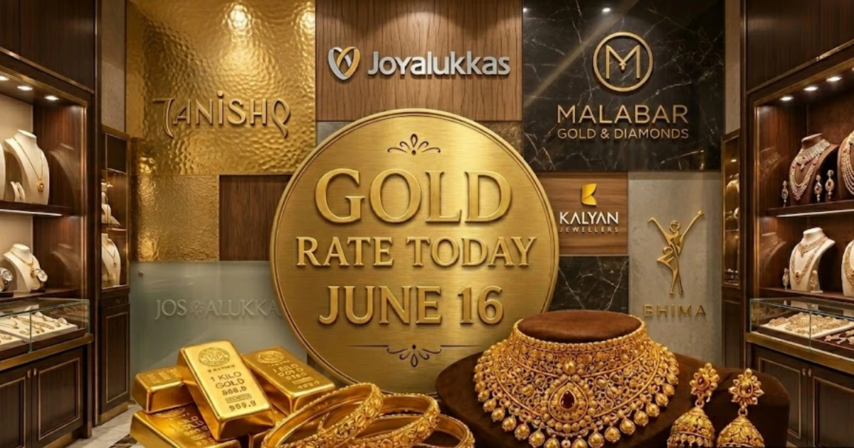 Gold Rate Today June 16: Check 24K & 22K Gold Prices at IBJA, Tanishq, Joyalukkas, Malabar, Kalyan Jewellers